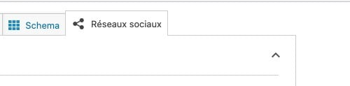 Onglet réseaux sociaux dans Yoast Seo sous WordPress, pour personnaliser l'image de son choix lors des partages de publications